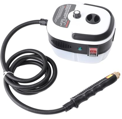 Dampfreiniger, 2500-W-Handdampfreiniger mit Bürstenköpfen, Hochtemperatur-Druckdampfreinigungsmaschine, für den Heimgebrauch, Möbel, Polster, Sofas, Böden, Autos (EU-Stecker 220 V)
