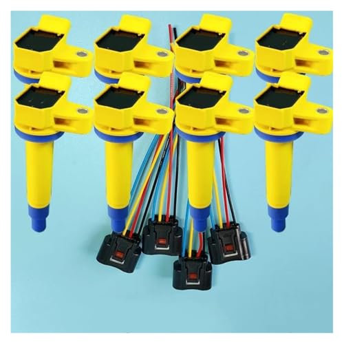 Zündmodul Stabzündspule Zündspule Stecker Für Toyota Für Lexus IS200 IS250 IS300 2,0 3,0 SC430 4,3 L 5,7 L Für 4Runner Für Land Für Cruiser 3UZFE 1GFE 2UZFE Stecker(8 Coil 8 Connector)