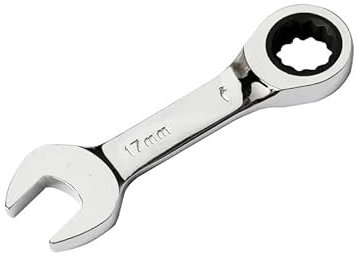 Llave Combinadas 1 llave de mango corto de 72 dientes CRV, llave combinada reversible de apertura rápida, herramientas de reparación de automóviles de 8 a 19 mm Juego de Llaves Combinadas(18mm)