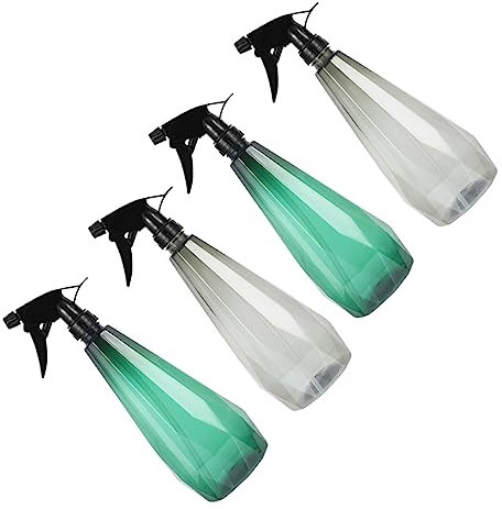 Toyvian 4pièces Lot De Pulvérisateurs De Jardinage Et Nettoyage Bouteilles Plastiques Durables Légères Pour Arrosage Et Usage Domestique