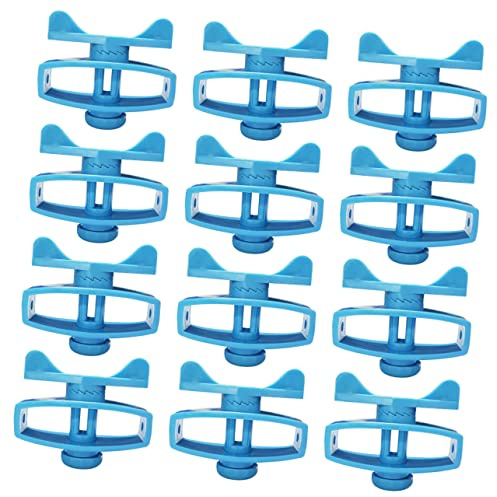 Tensionatore Isolatore per Filo Recinzione Elettrica 24 Pezzi Blu