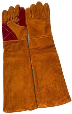Sharplace Gants de Protection Anti-morsures pour Animaux de 23,6 Pouces, Gants de Travail Polyvalents et Anti-morsures pour Le toilettage et Le Barbecue, 60 Cm 2 Couches D'épaisseur