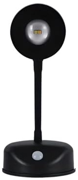 YFDGD Luz Nocturna LED Con Sensor De Movimiento, Foco Inalámbrico For Cocina, Dormitorio, Mural, Sala Estar, Lámpara Pared, Iluminación Interior(Black,Non remote-1200mAH)