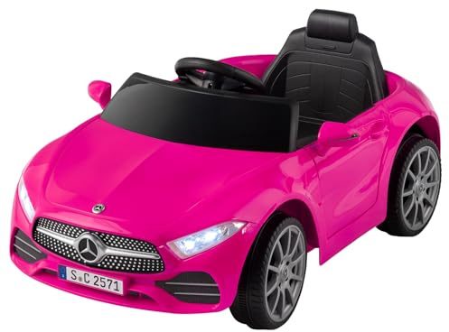 LEADZM Kinder Elektroauto 12V mit 2.4G-Fernbedienung Rosa