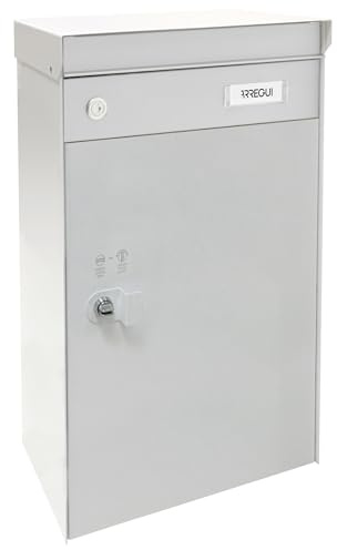ARREGUI Frontpack Mail EP2211 Buzón de Correo y Paquetería | Buzón Individual de Acero para Correo Postal y Paquetería Grande | Buzón para Paquetes | Blanco