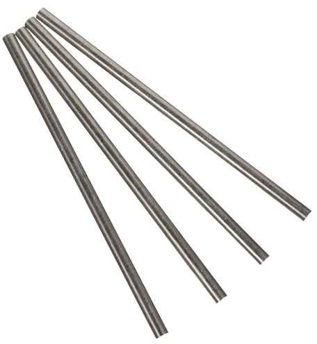 Toyvian Lot de 4 Rivets en Cuivre Massif pour Manches de Couteaux, Tiges Rondes Ø4x100mm, Fixations Solides pour Réparation et Fabrication, Ustensiles Cuisine et Bricolage Professionnel