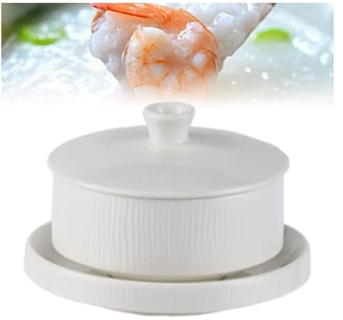 Zuppiera in ceramica con coperchio, zuppiera vintage, stoviglie for il ristorante nella cucina di casa, ciotola for zuppe, dolci(200ml)