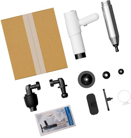 Fortschrittlicher WC-Saugglocke aus Edelstahl 304 mit eingebautem Luftmechanismus und auslaufsicheren Dichtungen für effizientes Abfluss-Entstopfen, Spritzschutz
