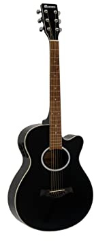 DIMAVERY AW-400 Chitarra Western, nero