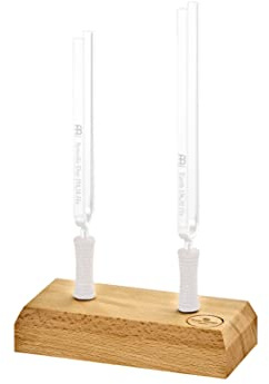 Sonic Energy Stimmgabel Halter, 2er (TF-HOLDER-2) | Ständer für zwei Sonic Energy Stimmgabeln der TF-Serie, 14 x 6,98 x 2,9 cm, 155 g, Buchenholz