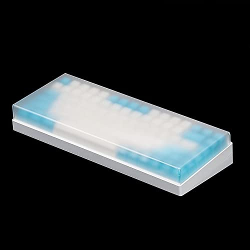 Cubierta Antipolvo para Teclado Mecánico, Funda Protectora Transparente Esmerilada Acrílica para Teclado para Juegos con Diseño De Teclas 60 68 84 87 (Color : Frosted, Size : 84 Layout)