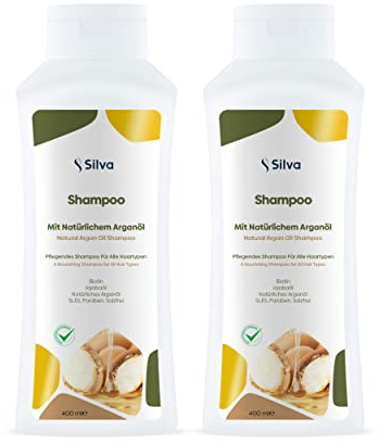 Arganöl Shampoo aus Marokko 100% natürlich ohne Chemie | Haarpflege mit Biotin und Jojobaöl | Shampoo für Damen und Herren | Reduziert Haarausfall und Stärkt Haarfollikel