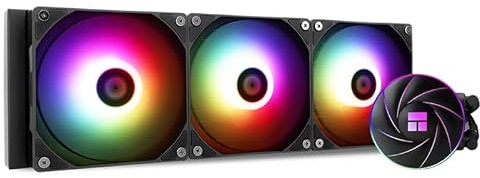 Thermalright AQUA ELITE 360 ARGB Flüssig-CPU-Kühler, 360 AIO-Kühlreihengröße, 3 x 120mm PWM-Lüfter, S-FDB-Lager, für AMD/AM4/AM5, INTEL LGA1150/1151/1155/1156/1200/2011/1700