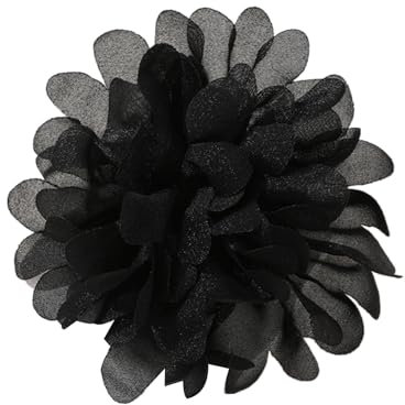 FOLODA Kamelien-Blumen-Brosche, Blumenform, Anstecknadel für Damen, vielseitiger Chiffon-Stoff, Blumenschmuck, Stoffkunst