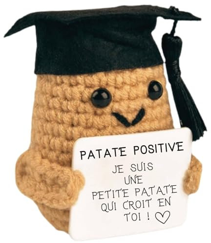 Patate Studieuse© | Idee Motivation Etudiant | Cadeau Original Eleve | Focus Ecole Bac Examen | Fete Diplome Etude | Enfant Fille Garcon Ado | Deco Chambre Bureau Classe KOT | Coach Prof Motivation