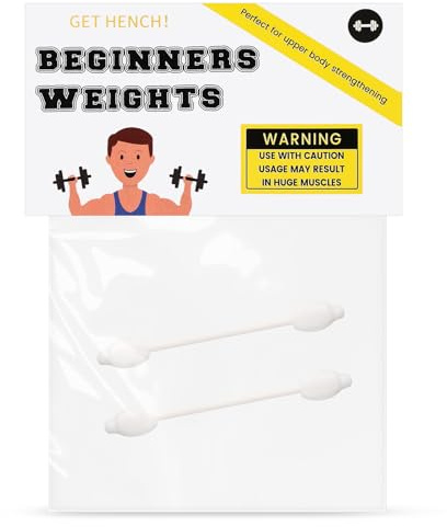 Geiserailie Beginners Weights Novelty Gift Funny Birthday Gift Joke Presents for Men Gym Gift Christmas Secret Santa Stocking Filler for Him Her Husband Dad Wife Granddad Adult Boyfriend