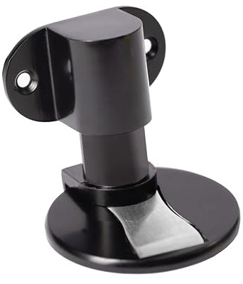 Butée de Porte Magnétique, Butée de Porte Au Sol, Butee de Porte Magnetique, Arrêt de Porte Adhésive et Fixation à Vis, Arret de Porte Réglable Invisible pour Différents Types de Portes au Sol