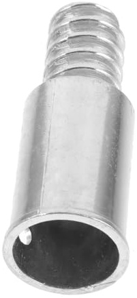 ANDRESLAD Threaded Tip Replacement for Pole Broom Handle Threaded End Extension Pole Adapter in Aluminum for Cleaning Tools