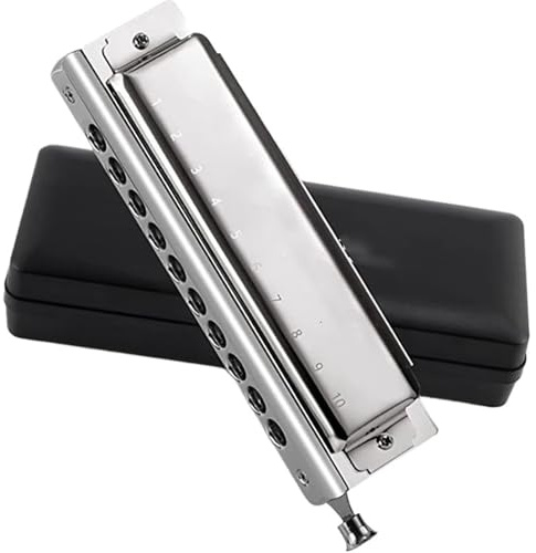 Mundharmonika Professionelle Chromatische Mundharmonika Tonart C Professionelles Musikinstrument