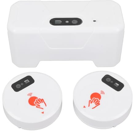Kit de Chasse D'eau Automatique à Capteur sans Contact, Chasse D'eau Automatique avec 2 Capteurs, Chasse D'eau à Capteur Infrarouge Externe 1800 MAh