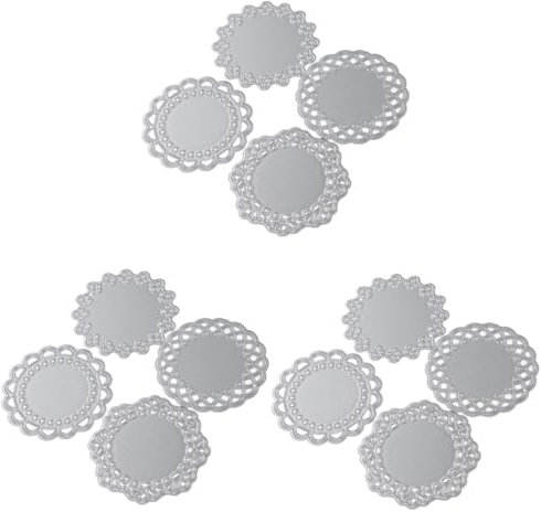 LALAFINA 3sets Shape Cutting Dies Card Making Craft Supplies Embossing Dies 4pcs*3