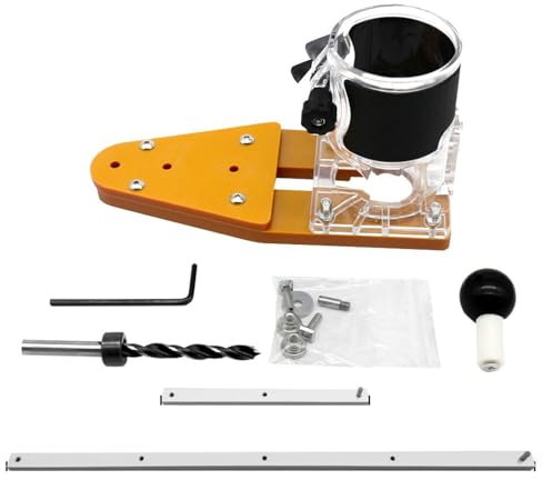 CLLBANT Kreisschneidevorrichtung für elektrische Handtrimmer, Holzfräser, Fräskreisschlitz-Trimmmaschine, Holzbearbeitungswerkzeuge