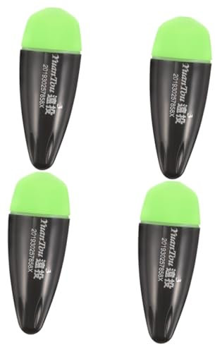 ibasenice 4pcs Fishing Bobber Small Weighted Bobber for Fishing Pole Sturdy and Convenient