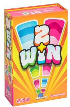Blue Orange - 2 Win – Gesellschaftsspiel, ideal für Spaß mit der Familie oder mit Freunden am Abend – für 2 bis 6 Spieler – ab 7 Jahren