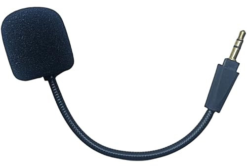 Zxfdsfdbnm Asta staccabile del microfono del microfono di 3.5mm della sostituzione con il manicotto della spugna di cancellazione del rumore per la riparazione