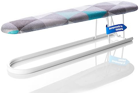 BigDean Ärmelbrett für Hemden - Bügelbrett klappbar für Ärmel - Armbrett extra stabil - Bezug aus Baumwolle Ärmelbügelbrett