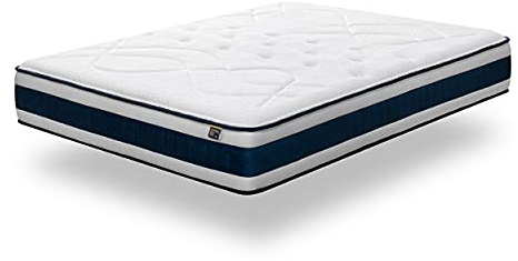 Kuo Dream - Colchón MEMORY CELL PLUS, ViscoGel Titanium con refuerzo lumbar, 150 x 200 cm