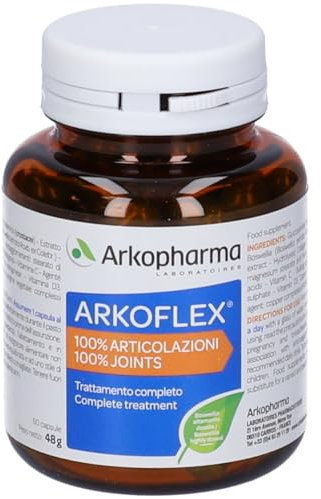 Arkopharma Arkoflex - 100% Articolazioni Integratore Alimentare, 60 Capsule