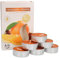 KOTARBAU® 6 x Velas de té, Velas aromáticas, Velas con aroma a naranja y canela, 4 horas de combustión, Velas de té pequeñas, Velas de te, 6 unidades