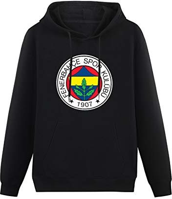 MAYILI Warm Sweatshirts Geek Fenerbahce Sk Heavyweight Hooded Black XL