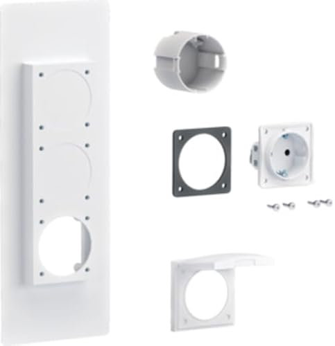 Steckdosenflansch universZ 1xSchuko-Steckdose ZY01SD 3250617626538 Hager