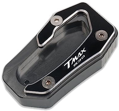 Motorrad Seitenständer Unterlage Für YAMAHA Für TMAX 530 TMAX530 2017-2019 Motorrad CNC Ständer Fuß Seite Stehen Verlängerung Pad Unterstützung Platte Vergrößern(3)