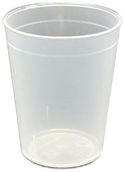 éco gobelets - Gobelet Réutilisable, Économique, Recyclable - Verre Plastique Rigide Polypropylène sans BPA - Passe Lave-Vaisselle - Transparent - 10cl x100
