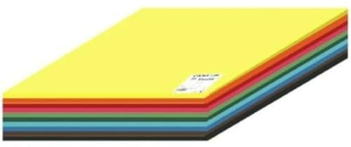 CANSON Iris Vivaldi, Papel de Dibujo de Color, Liso, 185gsm, Hoja, A4-21x29,7cm, 12 Colores Surtidos, 120 hojas