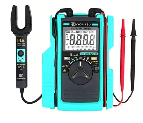 Japan Quality KYORITSU KEW2000A KEW2001A KEW2012RA Multimeter Clamp 600V Fork Multimeter 2000A DIGITAL MULTIMETER Clamp MULTIMETER AC/DC Voltage Tester Hz Capacitance NCV Ohm Diode Testers(KEW2012RA)