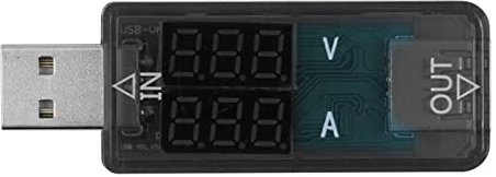 USB Tester Digital Multimeter Power Meter DC3.2-10V 0-3A LED Voltmeter Ammeter Mobile Gauge