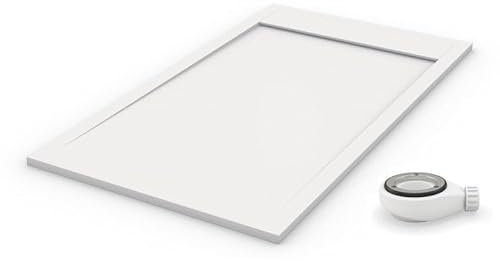 PLATO DE DUCHA AMBIENTE BLANCO - 80x190cm - resina con cargas minerales