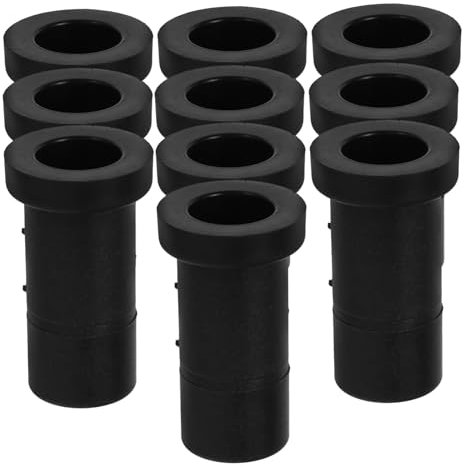 Levemolo 10pièces Bouchons De Fin De Tuyau De Jardin Connecteurs Rapides pour Systèmes Irrigation Bouchons Étanches Et Écologiques Fabriqués Pom pour Économiser Eau Et Prévenir Les