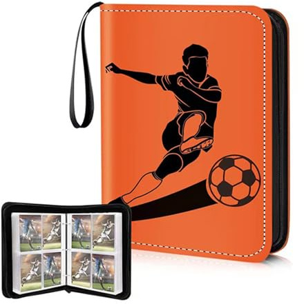 Zuzer Album für Karten, 900 Karten, Album, Karten, Fußballkartenalbum für Karten in Standardgröße