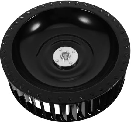 SHINEOFI Range Hood Blower Wheel Replacement Easy Installation Metal Fan Wheel with 27mm Shaft Depth for Home Kitchens and Restaurants, Vent Hood Parts Accessories
