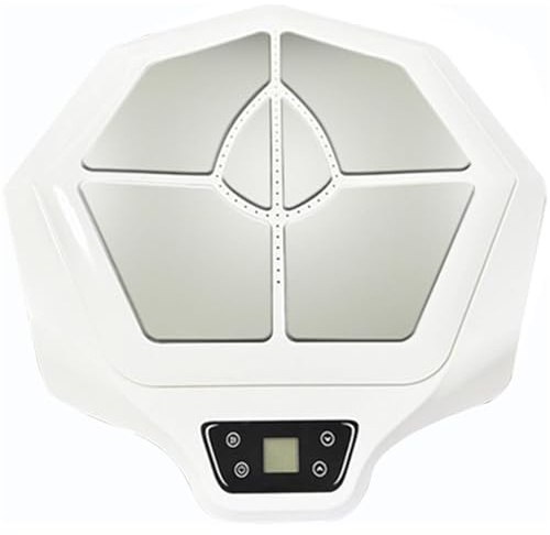 DDZJTPP EMS-Beckenbodenstuhl-Muskelstimulator, Kegel-Trainingsgerät für das Beckenbodenmuskeltraining, Postpartale Reparaturmaschine, Beckenbodenstuhl-Muskelstimulator, 52 x 49 x 65 cm,White