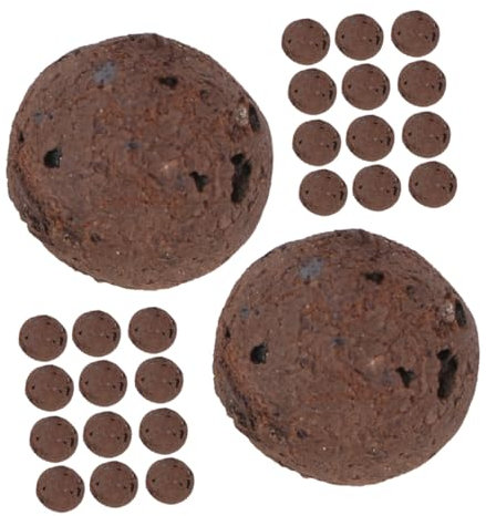 Luxshiny Clay Rocks für Sukkulentenpflanzen Braune Tongranulate 1,2cm Drainage und Wasserausgleichs Schicht für Topfpflanzen Hydrokultur Blähton Ersatz