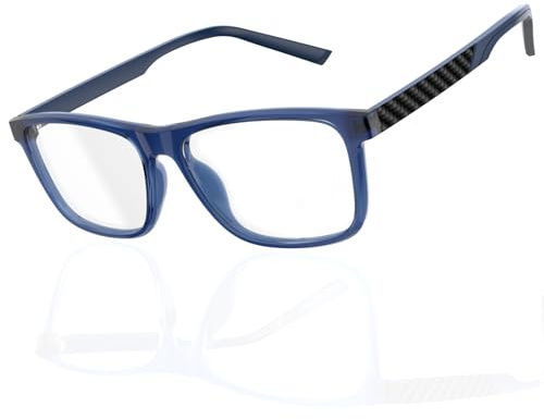 Amorays Premium Lesebrille Herren Ultraleicht TR90 Frame Blaulichtfilter hochwertig Lesebrillen 8085
