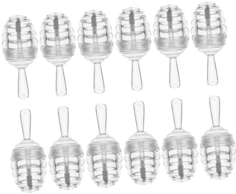 STOBAZA Lipgloss Behälter im Kleinen Waben-design Leichte und Waschbare aus Pp 12 Stück Transparente Lippenbalsam Tuben für Reisen und Geschäftstermine