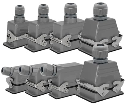 Kraftig vattentät push-in-kontakt Verktygsfri kabeldragning for industriellt bruk - 6/10/16/24/32/48 kärnstift, IP65-klassad(16 Core Side Entry)
