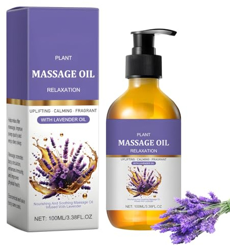 Lavendelöl, 100ml Duftöl Lavendel Natürlich, Ätherisches Öl Lavendel für Aromatherapie, Hautpflege, Massage und Entspannung, Kerzenherstellung und DIY-Seifenherstellung